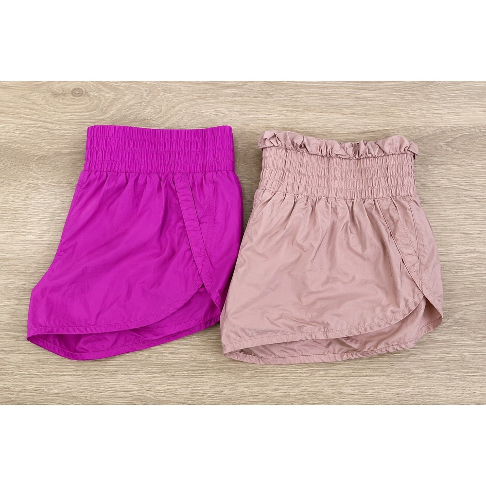 Free People Movement Lot of 2 Way Home Shorts Athleisure Pickleball Running Yoga